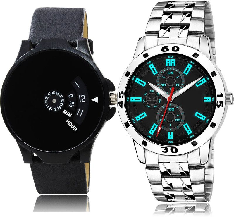 Analog Watch - For Men New Gift 2 Watch Combo For Boys And Men - BO50-(63-S-19)