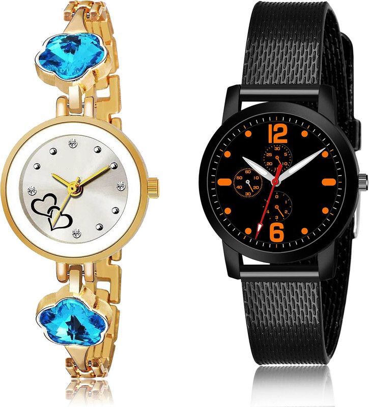 Analog Watch - For Women New Tread 2 Watch Combo For Women And Girls - G600-(70-L-10)