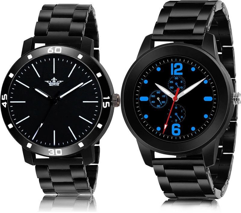 Analog Watch - For Men Modish Italian Designer 2 Watch Combo For Boys And Men - BL46.112-(68-S-20)