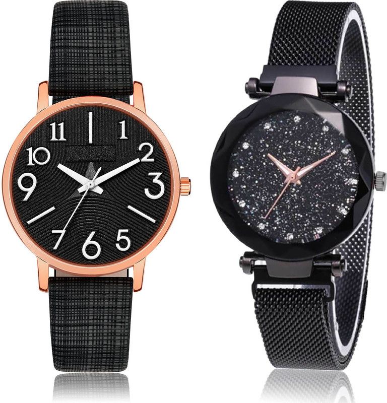 Analog Watch - For Girls New Unique 2 Watch Combo For Women And Girls - GM346-GC7