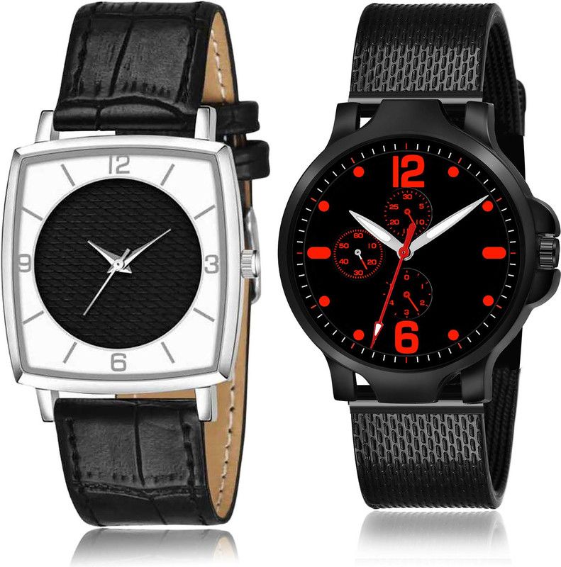 Analog Watch - For Men New Rich 2 Watch Combo For Boys And Men - BW502-(69-S-10)