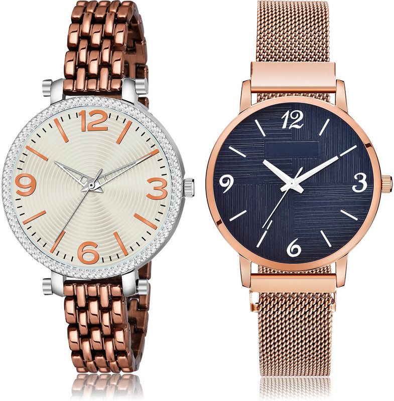 Analog Watch - For Women Classical Unique 2 Watch Combo For Women And Girls - GW44-GM224