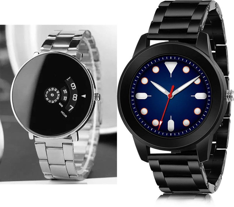 Analog Watch - For Men Modish Party Wedding 2 Watch Combo For Boys And Men - B81-(65-S-20)