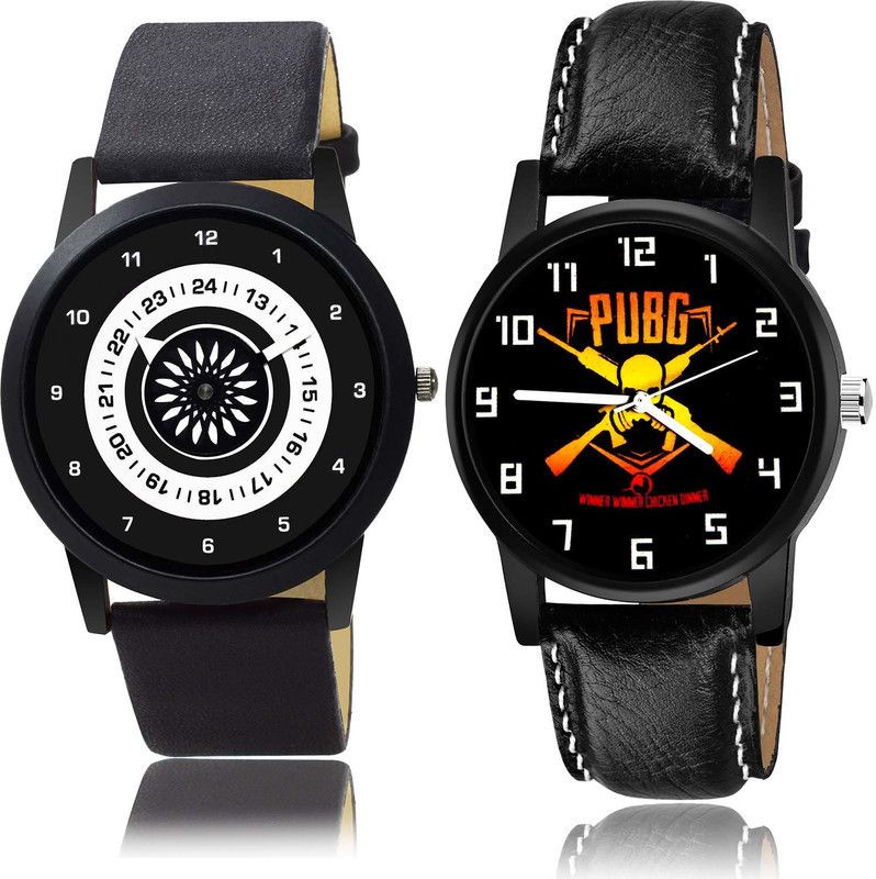 combo watch Analog Watch - For Boys Exclusive Speedometer And Pubg Military Army Black Color Boys And Men Watch - B386-B625 (Combo Of 2 )