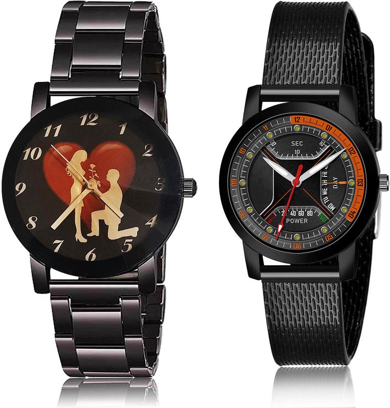 Analog Watch - For Women New Love 2 Watch Combo For Women And Girls - GCPL4-(56-L-10)