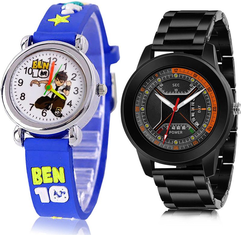 Analog Watch - For Boys Modern Party Wedding 2 Watch Combo For Boys And Men - BK91-(56-S-20)