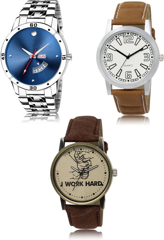 New latest Designer Combo of 3 Analog Watch - For Men 105-15-29