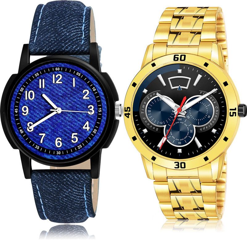 Analog Watch - For Men Modern Love 2 Watch Combo For Boys And Men - B8-(61-S-21)