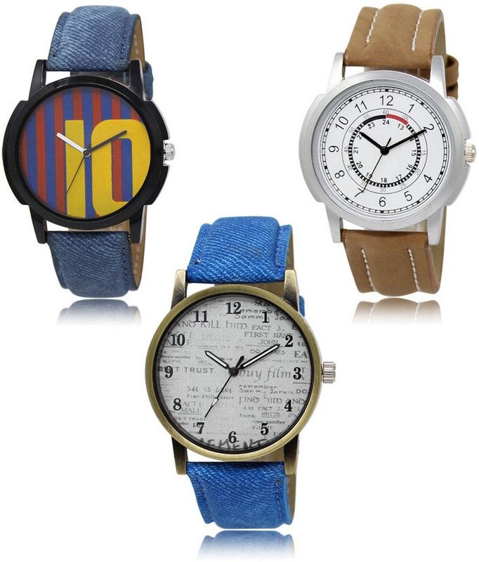 New latest Designer Combo of 3 Analog Watch - For Men LR-10-17-28