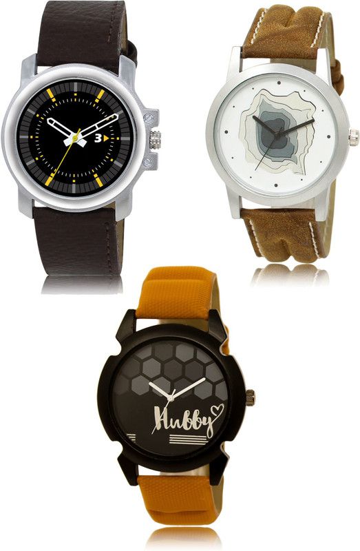New latest Designer Combo of 3 Analog Watch - For Men 44-09-32
