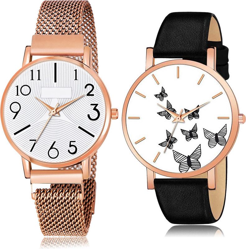 Analog Watch - For Women Brand New Quartz 2 Watch Combo For Women And Girls - GW60-G550