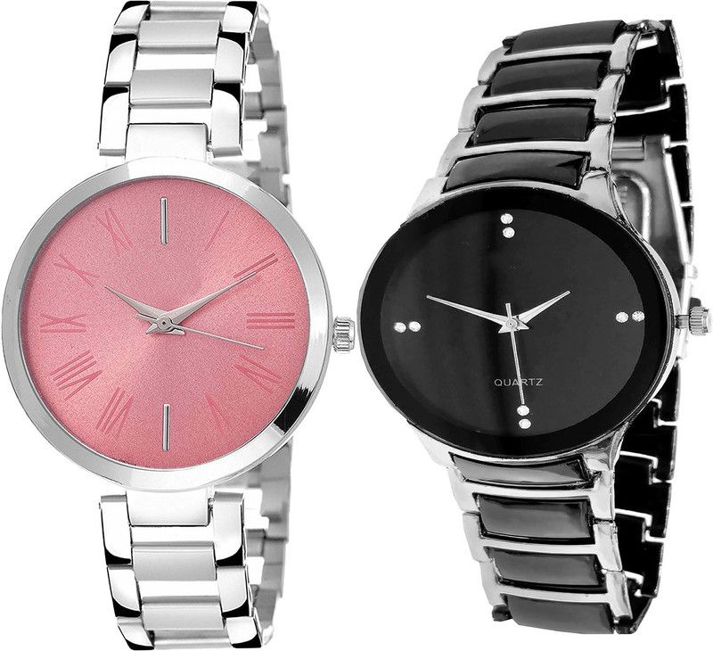 combo watch Analog Watch - For Girls Modern 3D Design Analogue Silver Color Girls And Women Watch - G301-G207 (Combo of 2 )