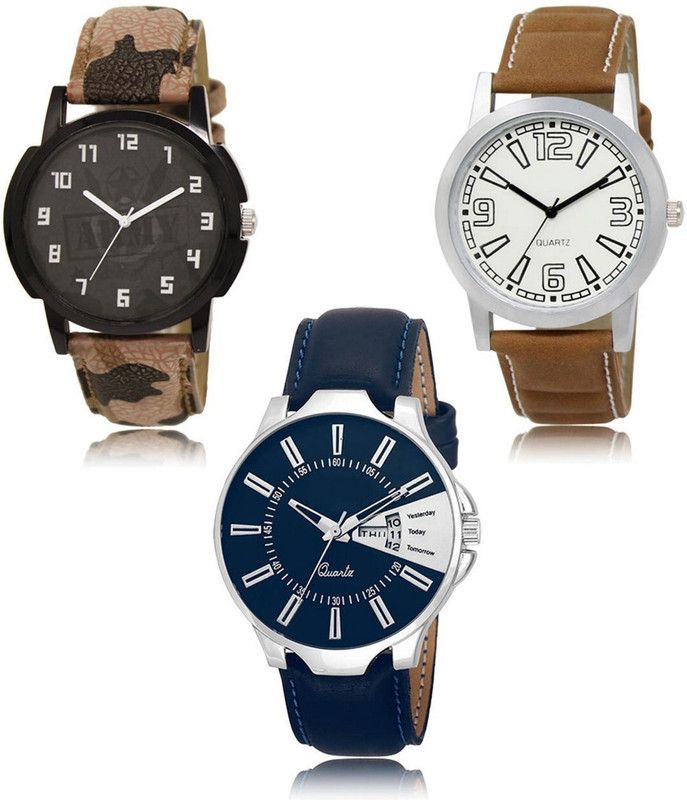 New latest Designer Combo of 3 Analog Watch - For Men LR-03-15-23