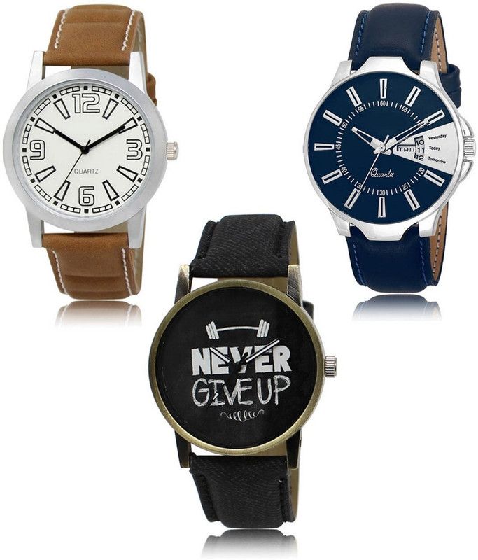 New latest Designer Combo of 3 Analog Watch - For Men LR-15-23-27