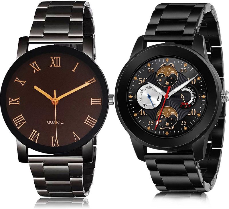 Analog Watch - For Men Treading Quartz 2 Watch Combo For Boys And Men - BCPL15-(49-S-20)
