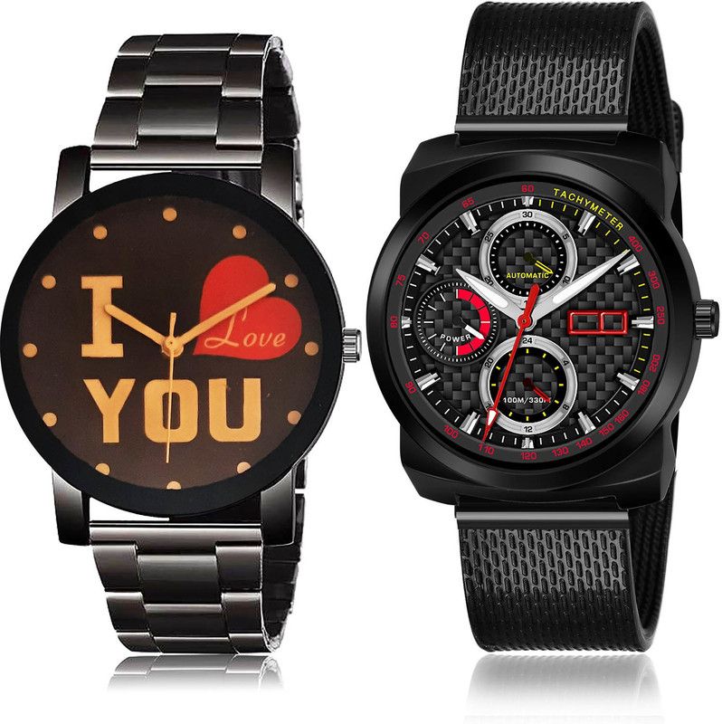 Analog Watch - For Men Classical Unique 2 Watch Combo For Boys And Men - BCPL13-(60-S-10)