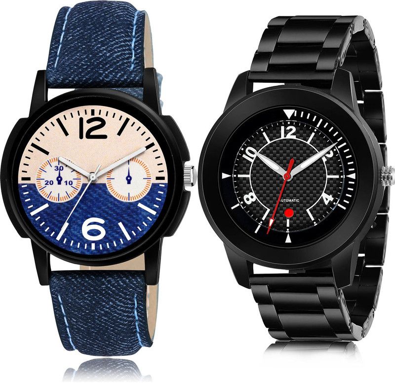 Analog Watch - For Men Best Chronograph 2 Watch Combo For Boys And Men - B10-(66-S-20)