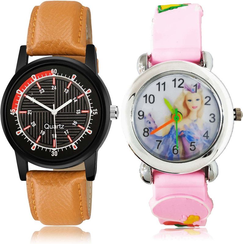 combo watch Analog Watch - For Men Treading Quartz Sports And Doll Kids 2 Watch Combo For Boys And Men - BRA30-BK13