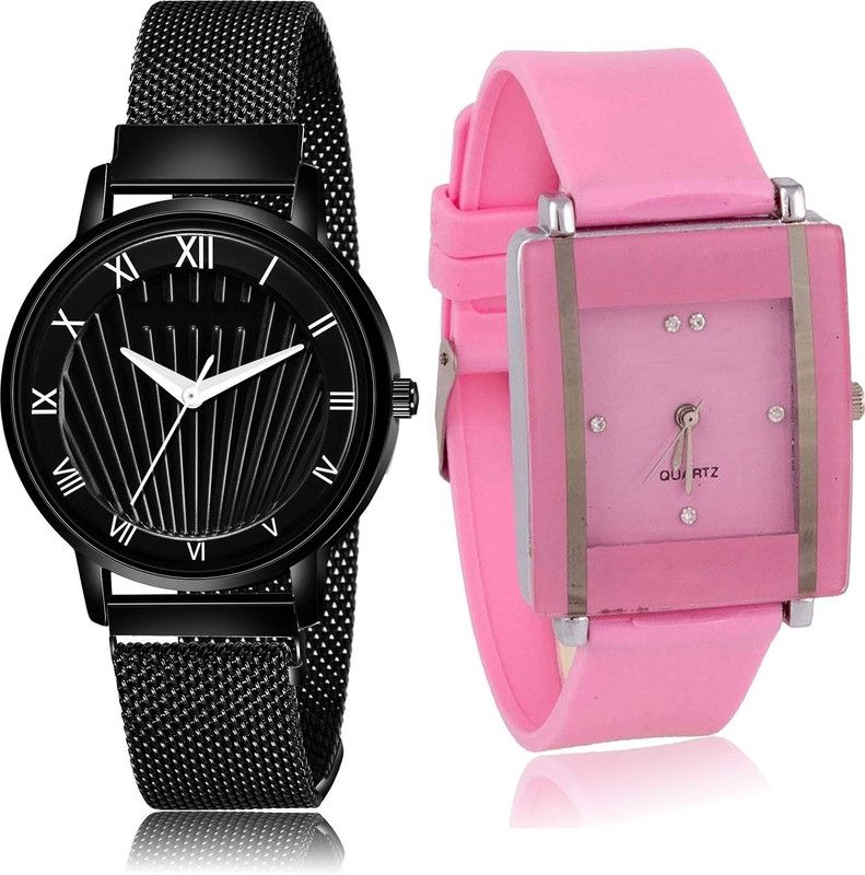 combo watch Analog Watch - For Girls New Tread Magnet 2 Watch Combo For Girls And Women - G513-G14