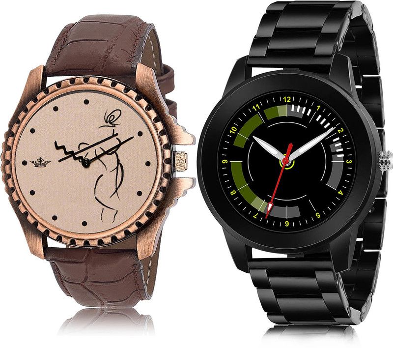 Analog Watch - For Men Best Style 2 Watch Combo For Boys And Men - BL46.65-(43-S-20)