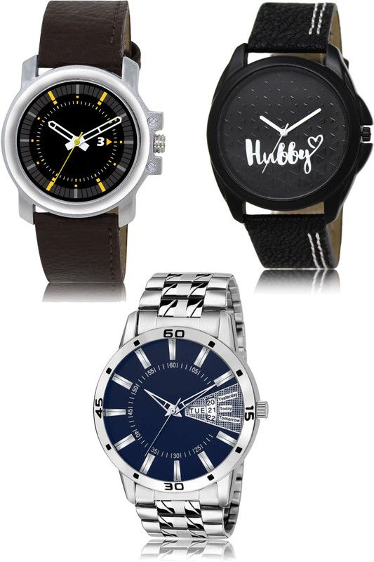 New latest Designer Combo of 3 Analog Watch - For Men 44-31-102