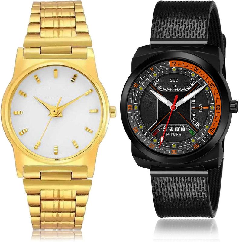 Analog Watch - For Men Latest Chronograph 2 Watch Combo For Boys And Men - BCPL33-(56-S-10)