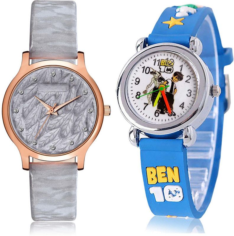 combo watch Analog Watch - For Girls Treading Unique Ben 10 Kids 2 Watch Combo For Girls And Women - GM335-GC99