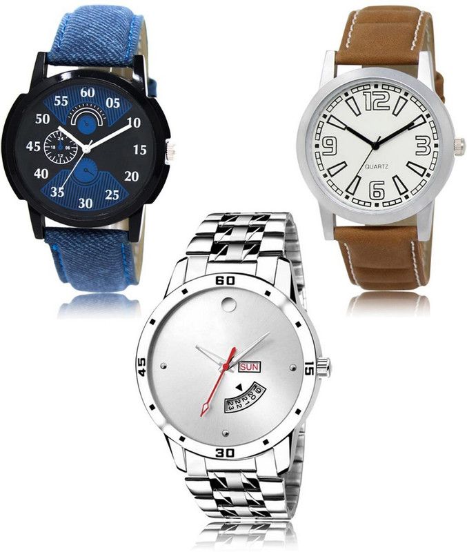 New latest Designer Combo of 3 Analog Watch - For Men LR-02-15-103
