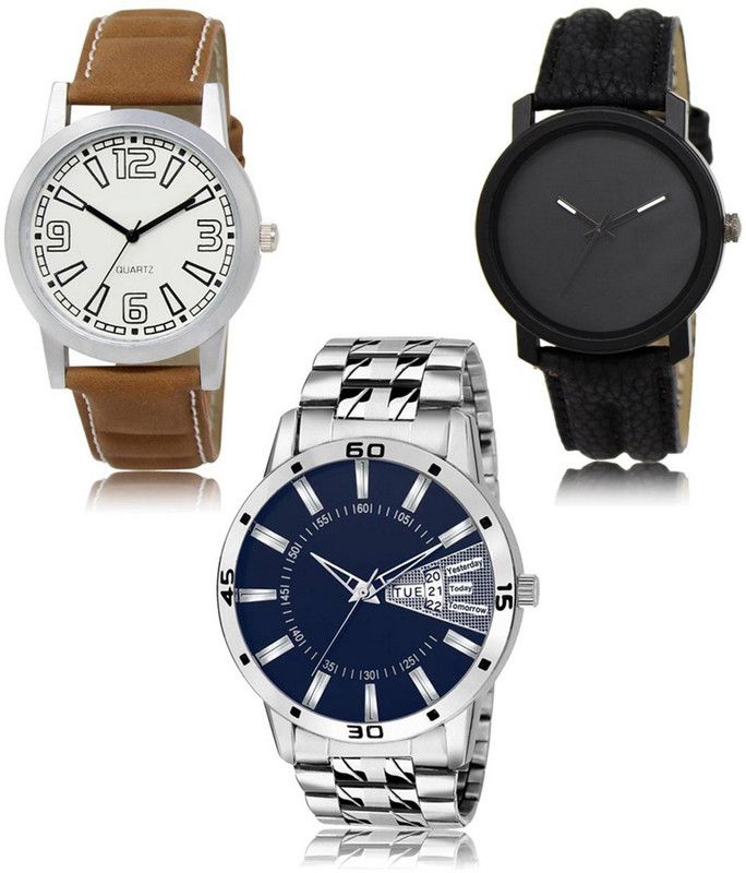 New latest Designer Combo of 3 Analog Watch - For Men LR-15-21-102