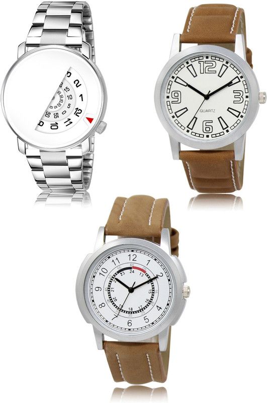 New latest Designer Combo of 3 Hybrid Smartwatch Watch - For Men 106-15-17