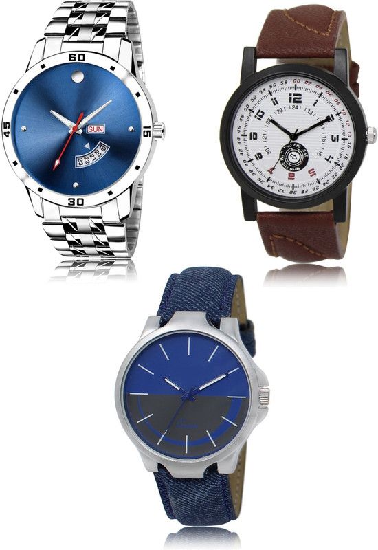 New latest Designer Combo of 3 Analog Watch - For Men 105-11-24