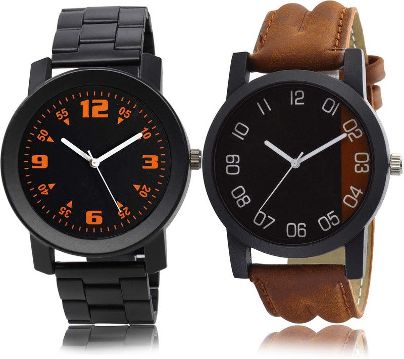 combo watch Analog Watch - For Boys New Italian Designer Chain Watch Watch - B863-B36 (Combo Of 2 )