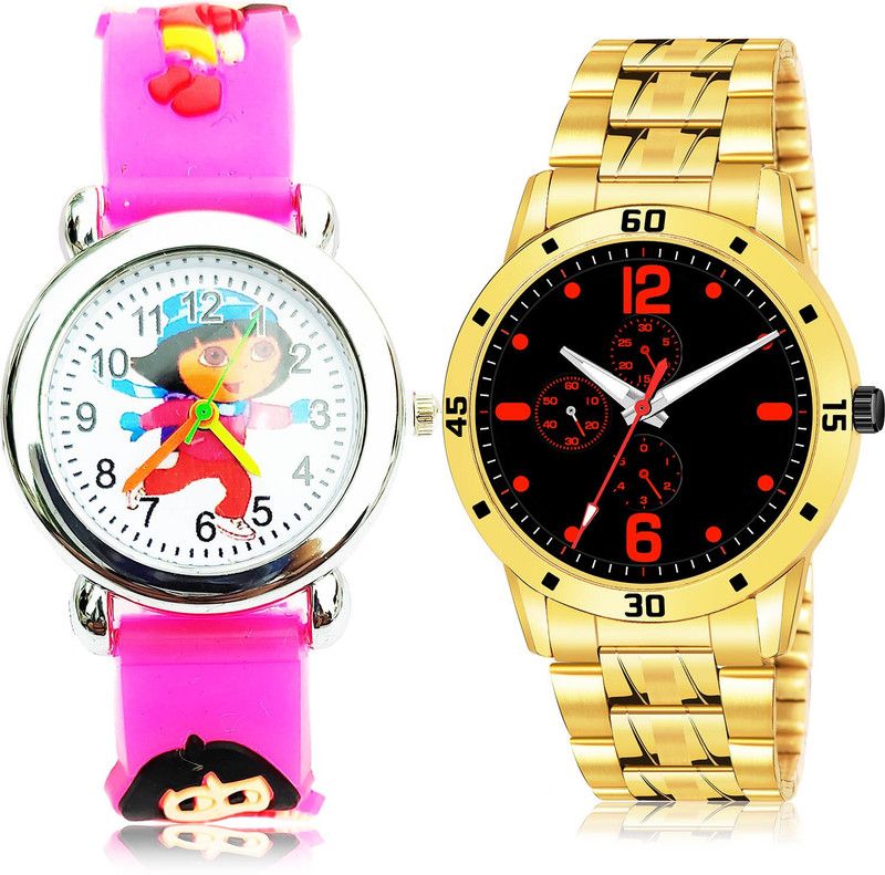 Analog Watch - For Boys Contemporary Analogue 2 Watch Combo For Boys And Men - BK197-(69-S-21)