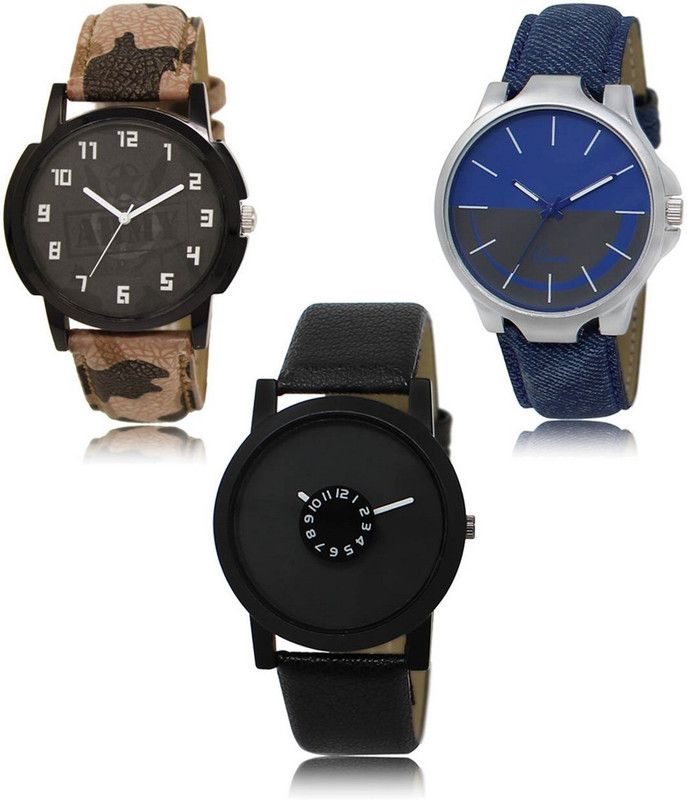New latest Designer Combo of 3 Analog Watch - For Men LR-03-24-25