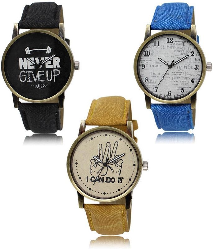 New latest Designer Combo of 3 Analog Watch - For Men LR-27-28-30