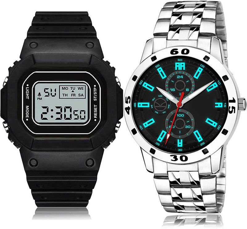 Analog-Digital Watch - For Boys Treading Unique 2 Watch Combo For Boys And Men - DG28-(63-S-19)