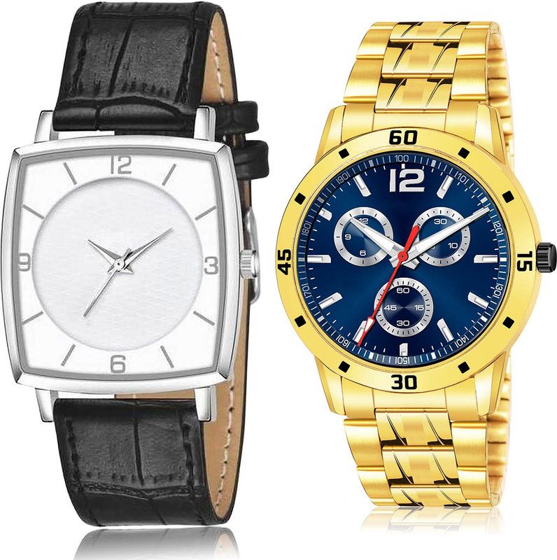 Analog Watch - For Men Modish Designer 2 Watch Combo For Boys And Men - BW503-(71-S-21)