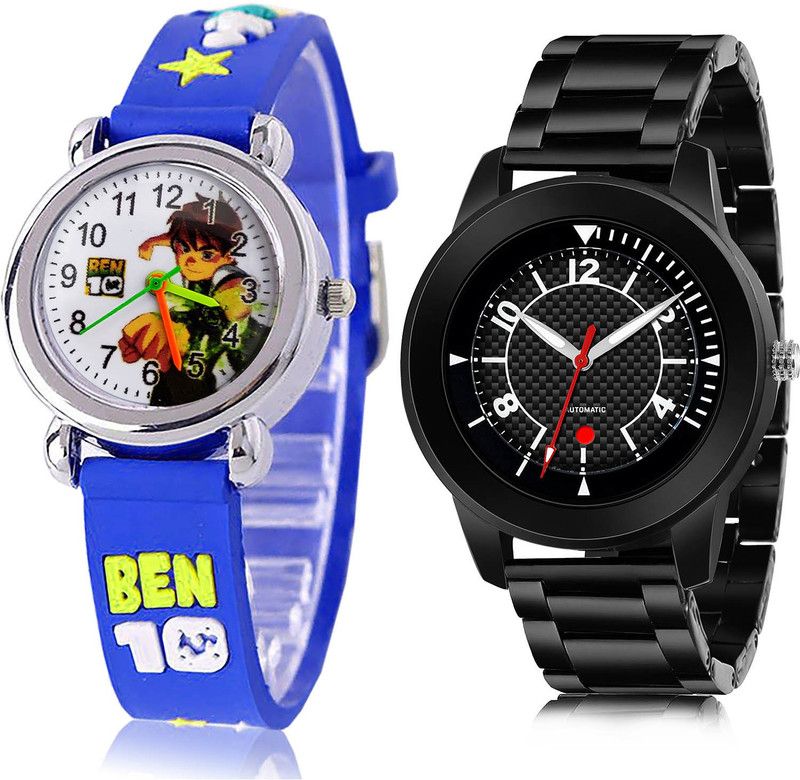 Analog Watch - For Boys Modish Luxury 2 Watch Combo For Boys And Men - BK94-(66-S-20)
