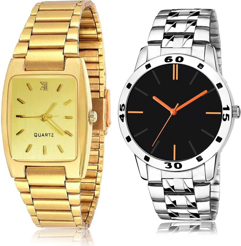combo watch Analog Watch - For Men Classical Quartz 2 Watch Combo For Boys And Men - BCPL35-B977