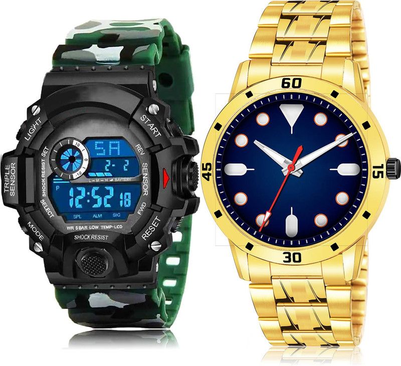 Analog-Digital Watch - For Men Contemporary Traditional 2 Watch Combo For Boys And Men - BC20-(65-S-21)