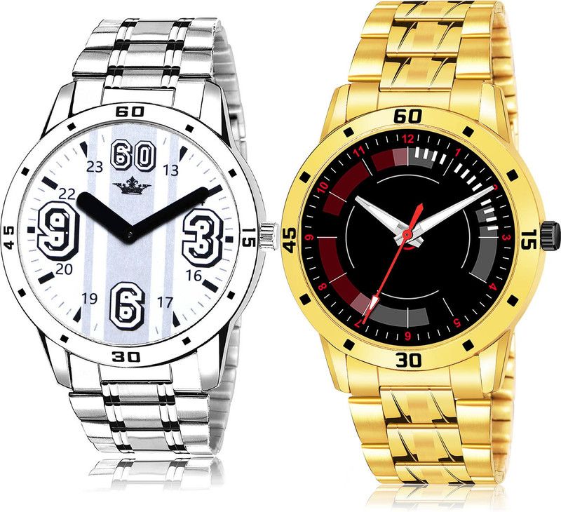 Analog Watch - For Men Modern Italian Designer 2 Watch Combo For Boys And Men - BL46.111-(45-S-21)