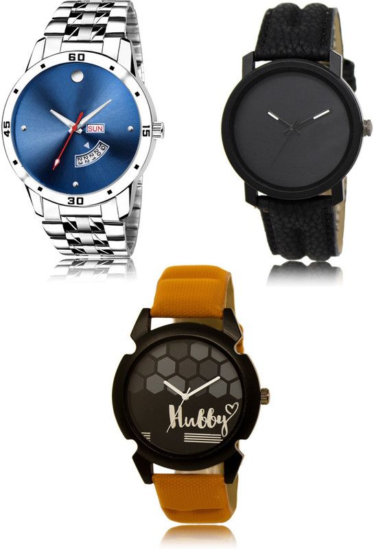 New latest Designer Combo of 3 Analog Watch - For Men LR105-LR21-LR32