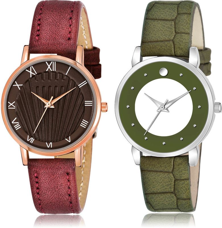 Analog Watch - For Girls Contemporary Unique 2 Watch Combo For Women And Girls - GW49-GM336