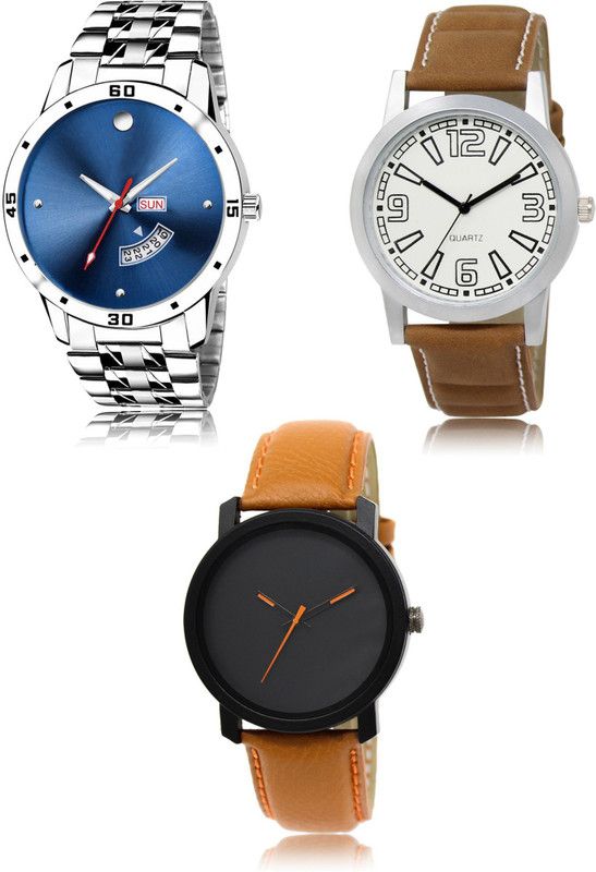 New latest Designer Combo of 3 Analog Watch - For Men 105-15-20