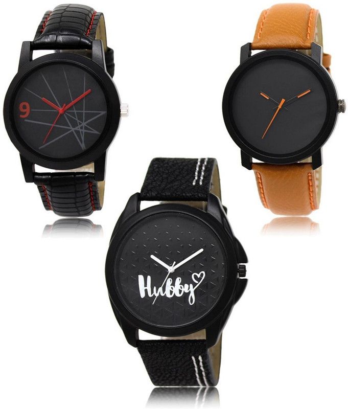 New latest Designer Combo of 3 Analog Watch - For Men LR-08-20-31