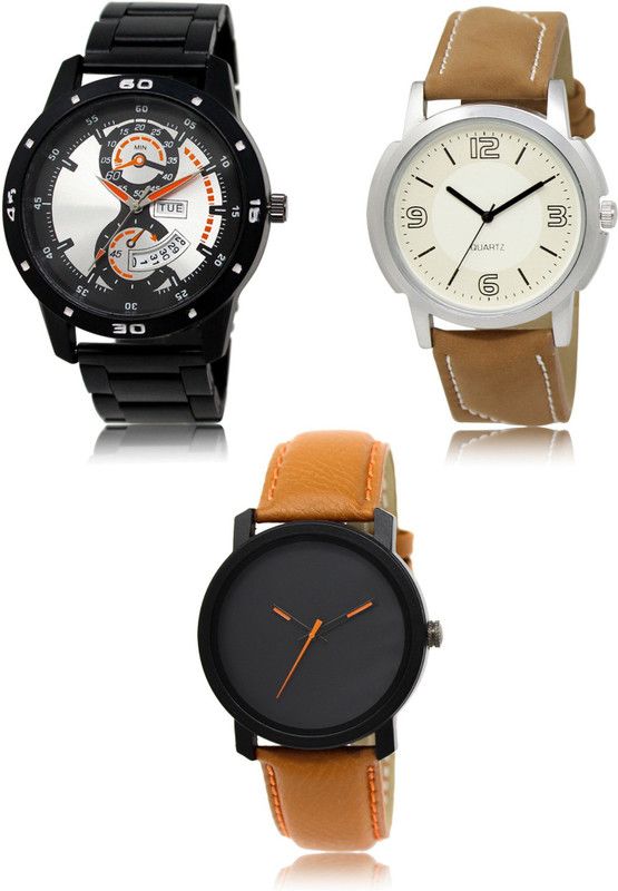 New latest Designer Combo of 3 Analog Watch - For Men 107-16-20