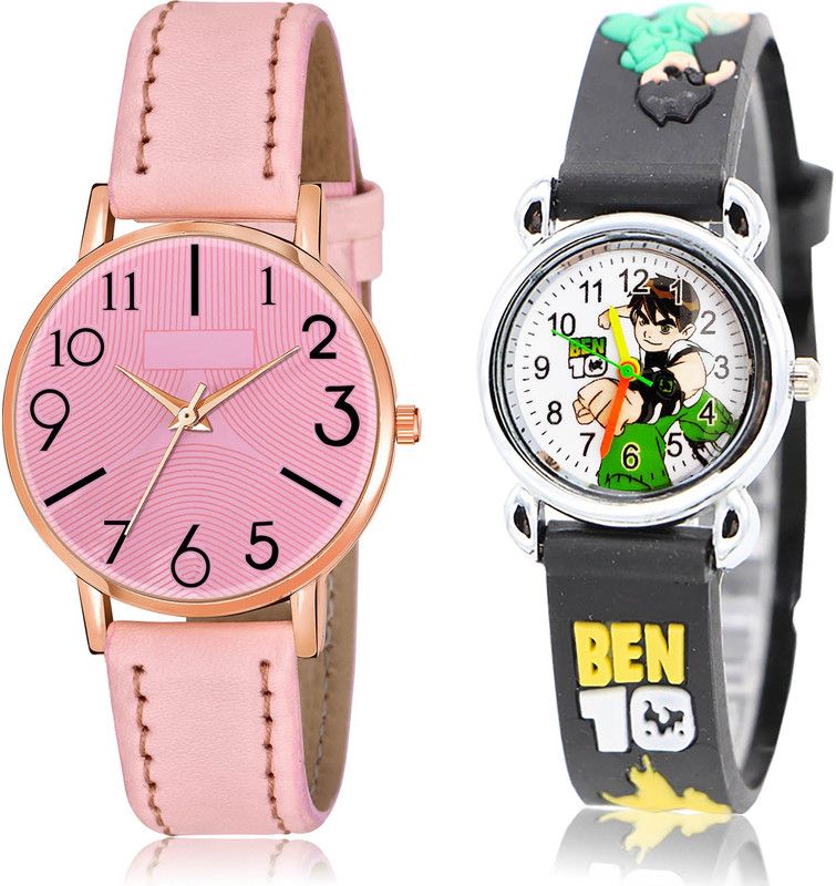 Analog Watch - For Girls Contemporary Fancy 2 Watch Combo For Women And Girls - GW57-GC81