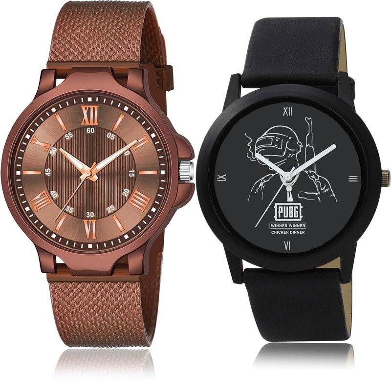 Analog Watch - For Men Classical Fancy 2 Watch Combo For Boys And Men - BRM38-B164