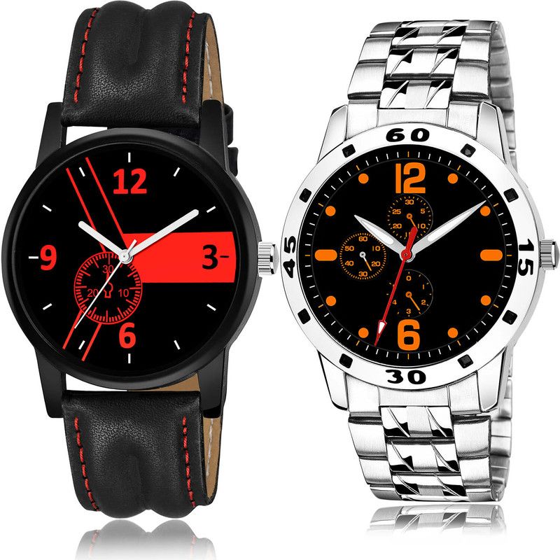 Analog Watch - For Men Modern Quartz 2 Watch Combo For Boys And Men - B680-(70-S-19)