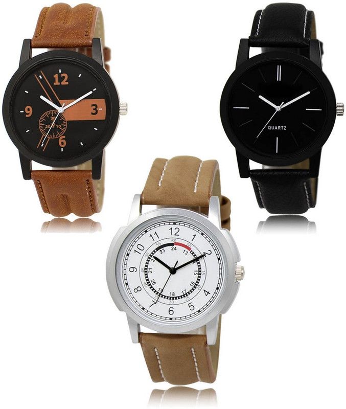 New latest Designer Combo of 3 Analog Watch - For Men LR-01-05-17